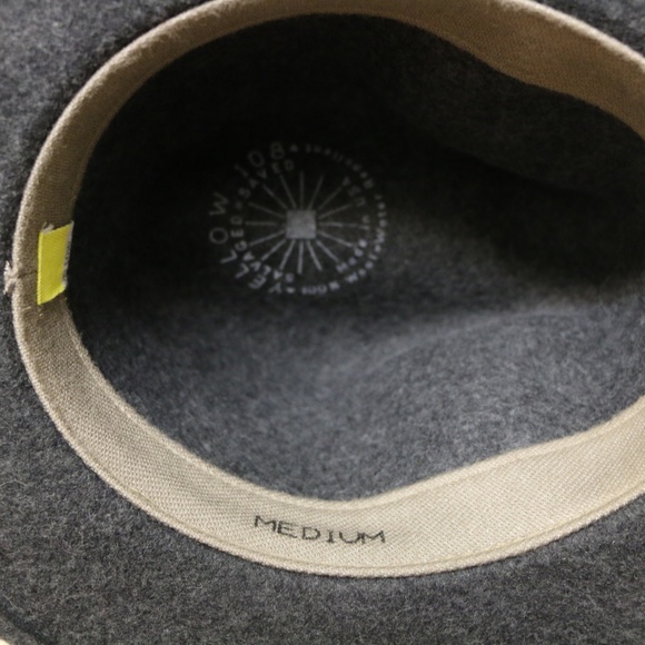 Yellow 180 Fedora Grey